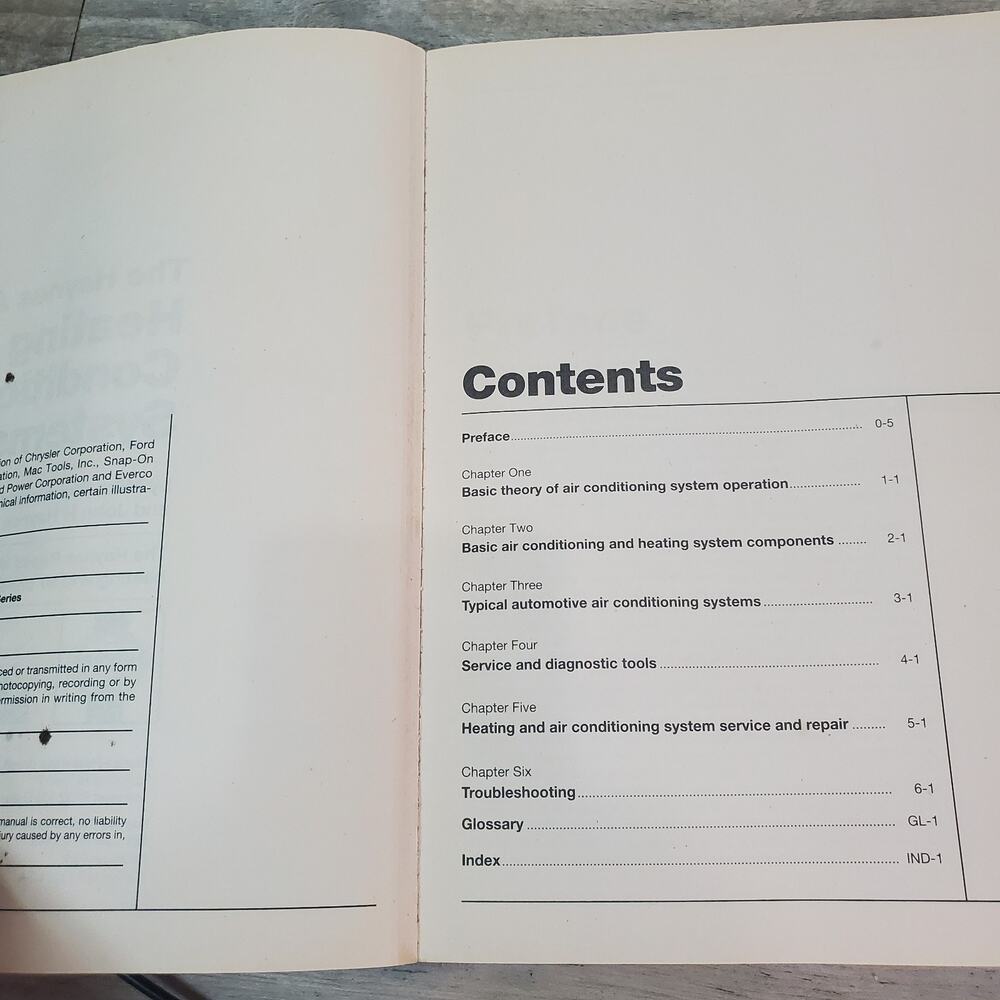 Haynes Techbook: Automotive Heating & Air Conditioning - #10425 - Stubblefield - Picture 7 of 8
